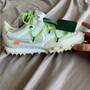 Nike x Off White Waffle Racer. Size 8 in women’s 6.5 in men’s. Only worn twice